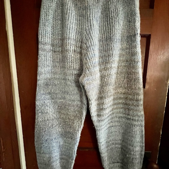 LoveShackFancy Wool Blossom Pant in Blue Horizon Women's Size M with tags - Picture 3 of 8